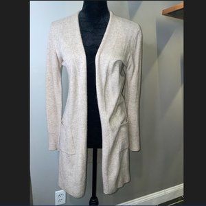Premise Cashmere Size Small Tan Cardigan